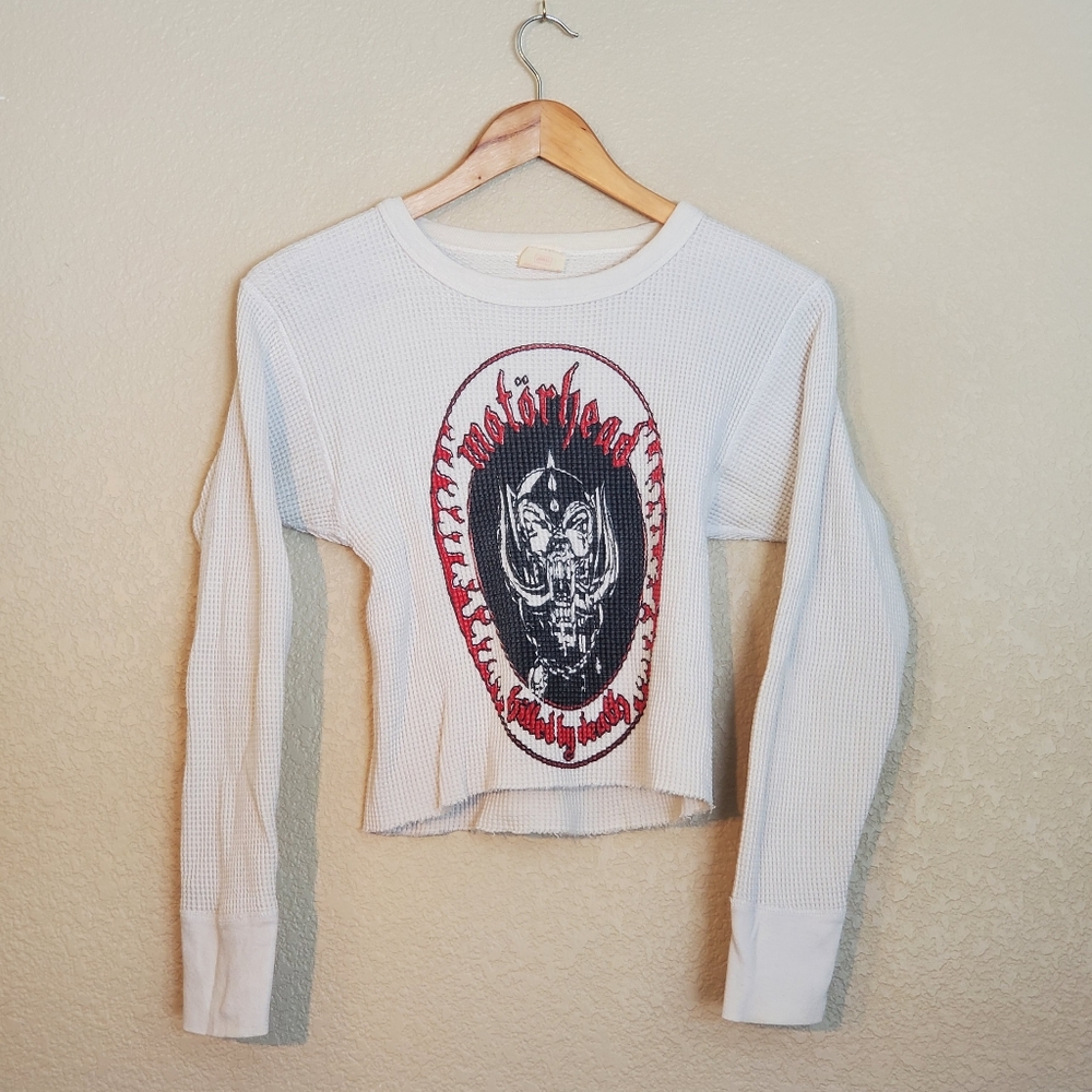 Vintage Thermal Crop Top